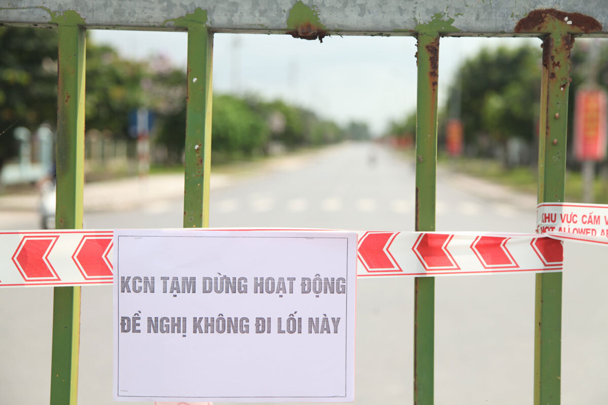 Nhà máy Foxconn ở Khu công nghiệp Vân Trung đã đóng cửa từ ngày 18/5